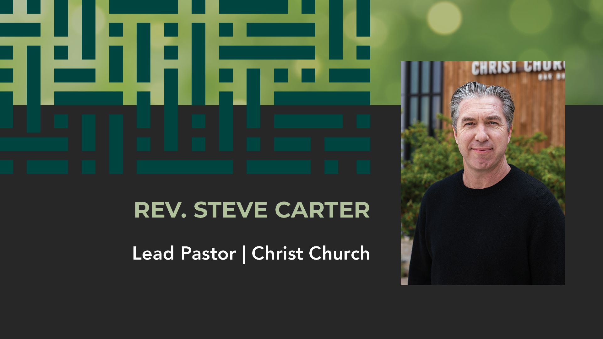 What's Next at Christ Church?